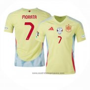 Camiseta Espana Jugador Morata 2ª Equipacion del 2024