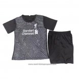 Camiseta Liverpool Portero Nino 2020-2021 Negro