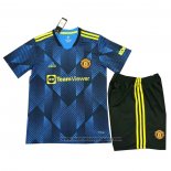 Camiseta Manchester United 3ª Equipacion del Nino 2021-2022