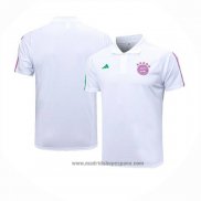 Camiseta Polo del Bayern Munich 2023-2024 Blanco