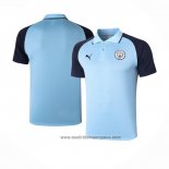 Camiseta Polo del Manchester City 2020-2021 Azul