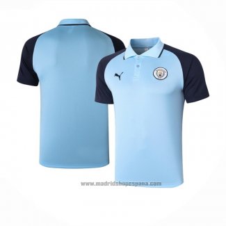 Camiseta Polo del Manchester City 2020-2021 Azul