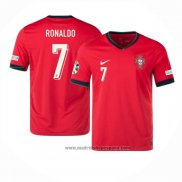 Camiseta Portugal Jugador Ronaldo 1ª Equipacion del 2024