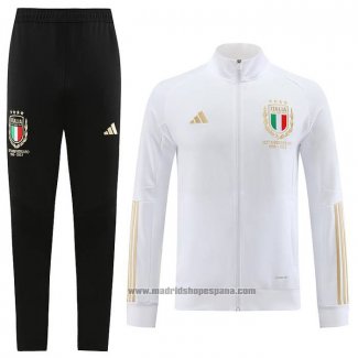 Chandal de Chaqueta del Italia 202023-2024 Blanco