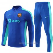 Chandal de Sudadera del Barcelona 2023-2024 Azul