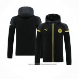 Chaqueta con Capucha del Borussia Dortmund 2024-2025 Negro