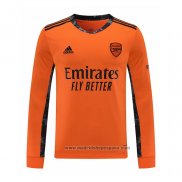 Camiseta Arsenal Portero Manga Larga 2020-2021 Naranja