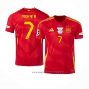 Camiseta Espana Jugador Morata 1ª Equipacion del 2024