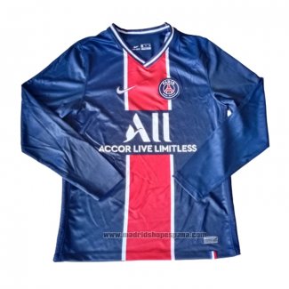 Camiseta 1ª Equipacion del Paris Saint-Germain Manga Larga 2020-2021