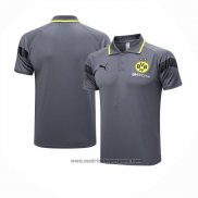 Camiseta Polo del Borussia Dortmund 2023-2024 Gris