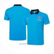 Camiseta Polo del Chelsea 2024-2025 Azul