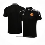 Camiseta Polo del Manchester United UCL 2021-2022 Negro