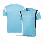 Camiseta de Entrenamiento Manchester City 202023-2024 Azul