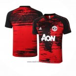 Camiseta de Entrenamiento Manchester United 2020-2021 Rojo