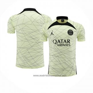 Camiseta de Entrenamiento Paris Saint-Germain Jordan 2023-2024 Amarillo