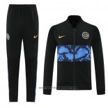 Chandal de Chaqueta del Inter Milan 2021-2022 Negro