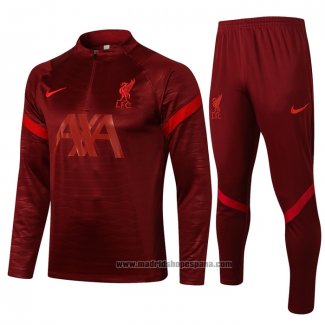 Chandal de Sudadera del Liverpool 2021-2022 Rojo