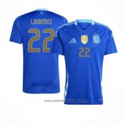 Camiseta Argentina Jugador L.Martinez 2ª Equipacion del 2024