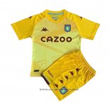 Camiseta Aston Villa Portero Nino 2021-2022 Amarillo