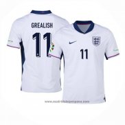 Camiseta Inglaterra Jugador Grealish 1ª Equipacion del 2024