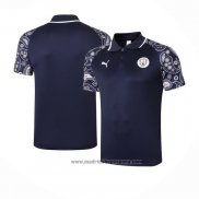 Camiseta Polo del Manchester City 2020-2021 Azul