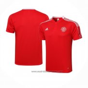 Camiseta Polo del Manchester United 2021-2022 Rojo