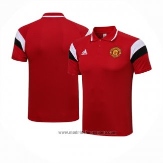 Camiseta Polo del Manchester United 2021-2022 Rojo