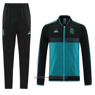 Chandal de Chaqueta del Real Madrid 2021-2022 Azul y Negro