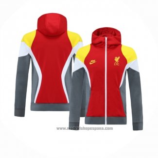 Chaqueta con Capucha del Liverpool 2021-2022 Rojo