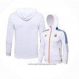 Chaqueta con Capucha del Real Madrid 2021-2022 Blanco