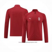 Chaqueta del AC Milan 2023-2024 Rojo Oscuro