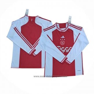 Camiseta Ajax 1ª Equipacion del Manga Larga 2023-2024