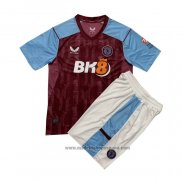 Camiseta Aston Villa 1ª Equipacion del Nino 2023-2024