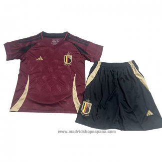 Camiseta Belgica 1ª Equipacion del Nino 2024