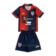 Camiseta Cagliari Calcio 1ª Equipacion del Nino 2023-2024