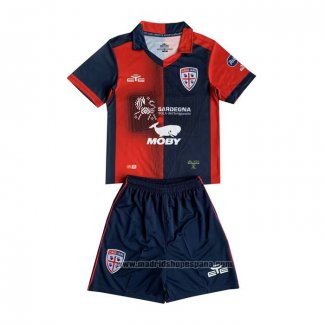 Camiseta Cagliari Calcio 1ª Equipacion del Nino 2023-2024