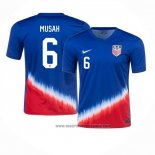 Camiseta Estados Unidos Jugador Musah 2ª Equipacion del 2024