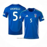 Camiseta Italia Jugador Locatelli 1ª Equipacion del 2024-2025