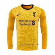 Camiseta Liverpool Portero Manga Larga 2020-2021 Amarillo