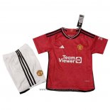 Camiseta Manchester United 1ª Equipacion del Nino 2023-2024