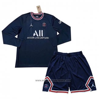 Camiseta Paris Saint-Germain 1ª Equipacion del Manga Larga Nino 2021-2022