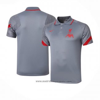 Camiseta Polo del Liverpool 2020-2021 Gris