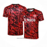 Camiseta de Entrenamiento Manchester United 202023-2024 Rojo