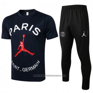 Chandal del Paris Saint-Germain Manga Corta 2021-2022 Negro