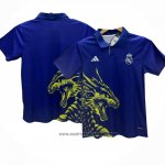 Tailandia Camiseta Real Madrid Dragon 2024-2025 Azul