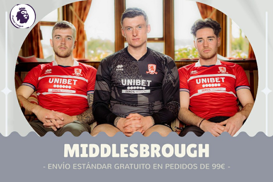 Camiseta Middlesbrough barata 2024-2025