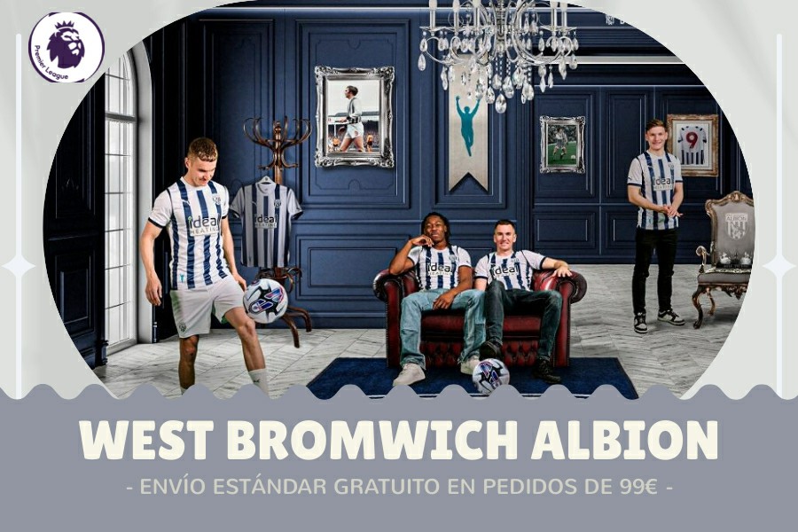Camiseta West Bromwich Albion barata 2024-2025